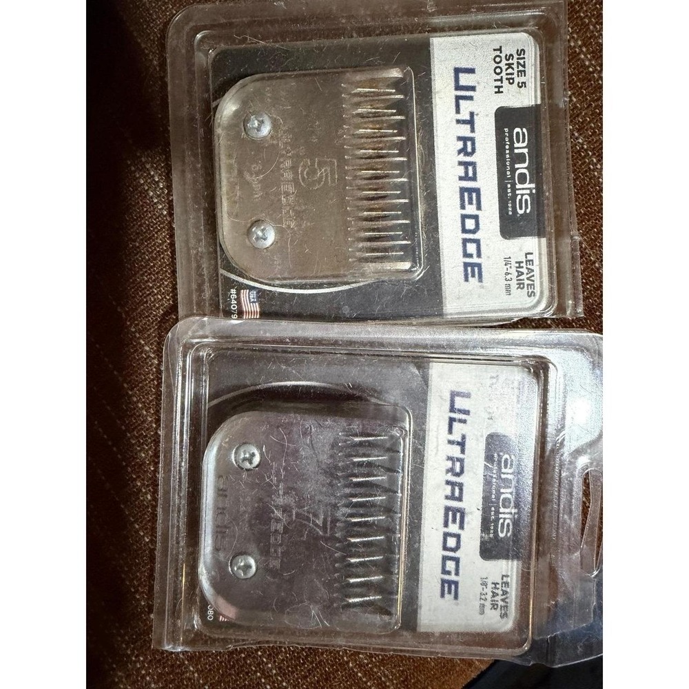 Dog grooming skip tooth blades andis